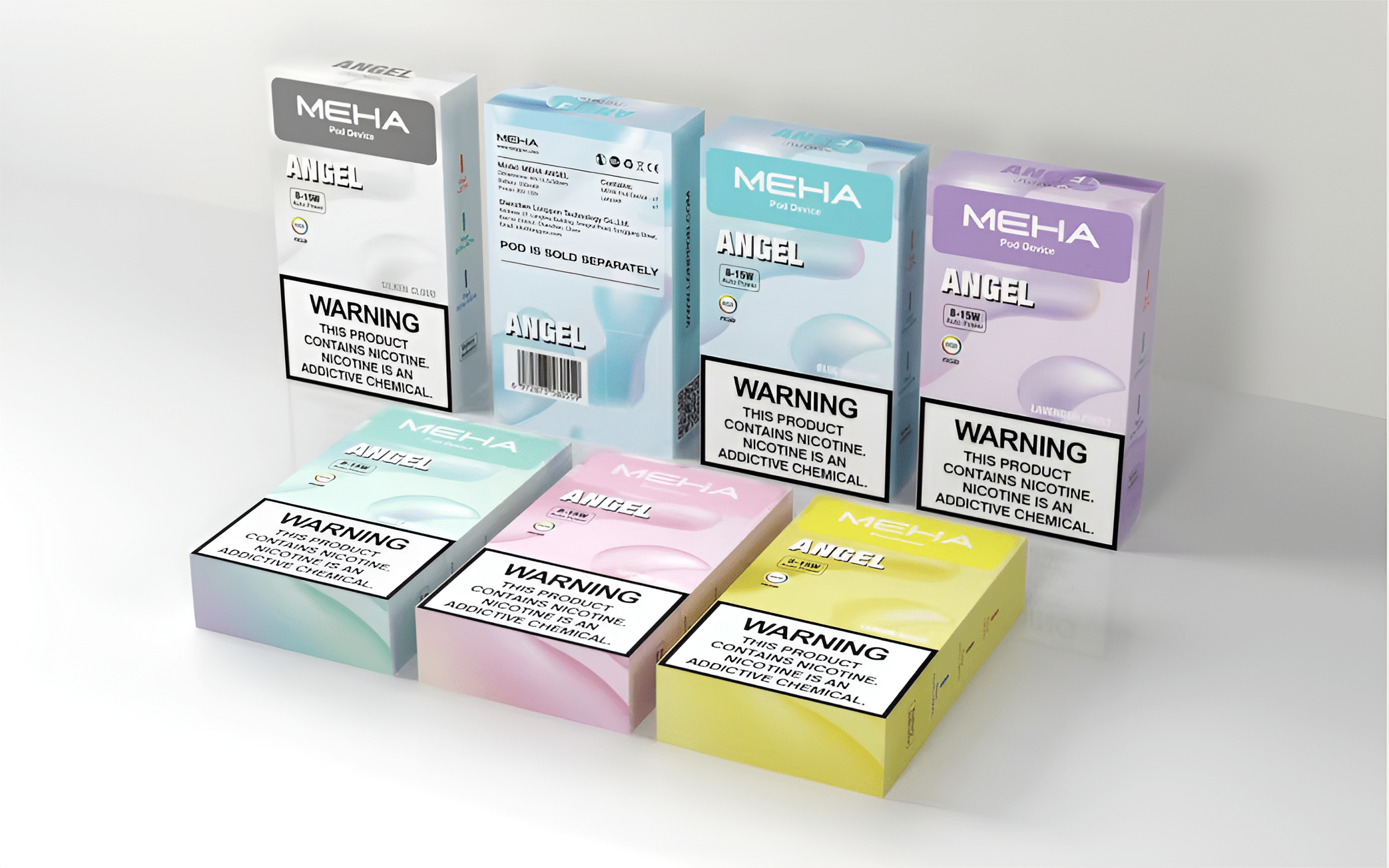 MEHA ANGEL 魅嗨迷你方形五代電子煙主機｜買五盒魅嗨五代煙彈送五代主機專機專用